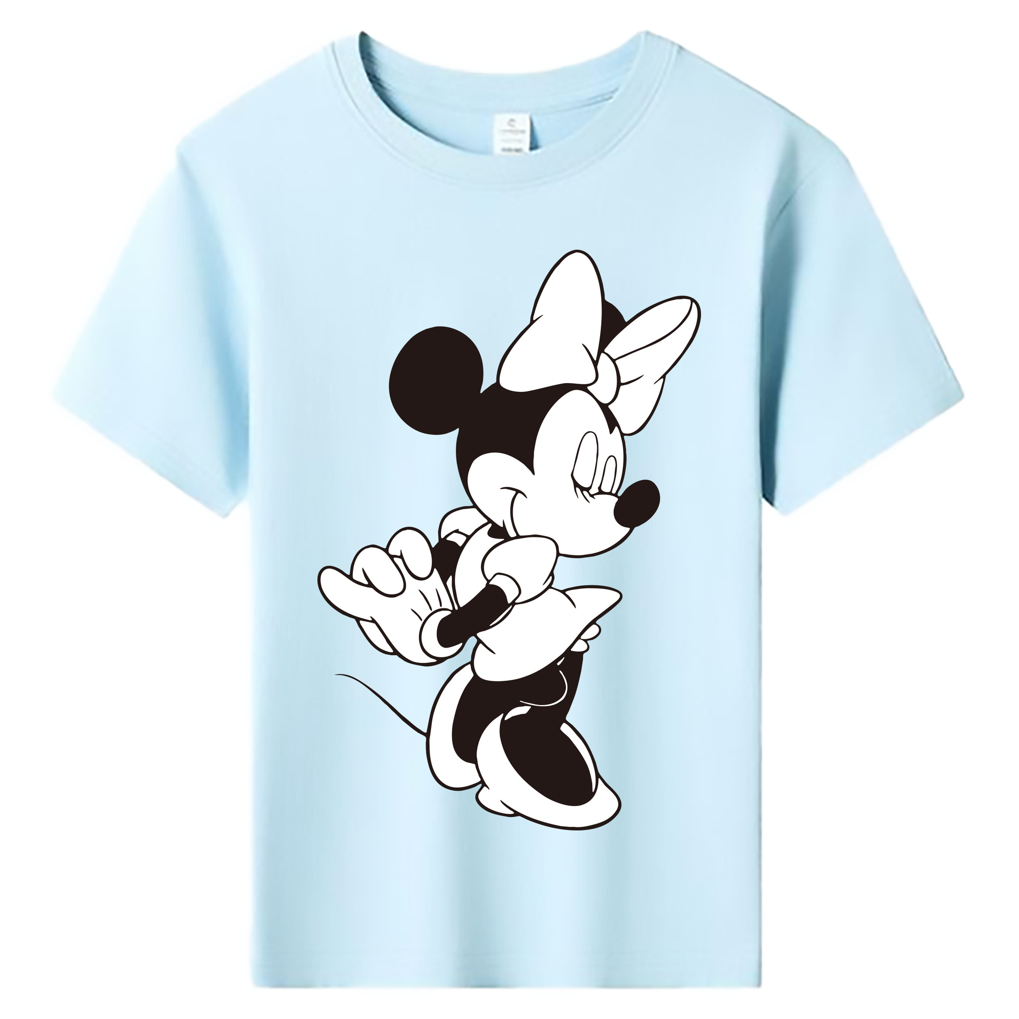 ミッキーマウス Mickey Mouse 綿100％キッズTシャツ（フロントプリント）